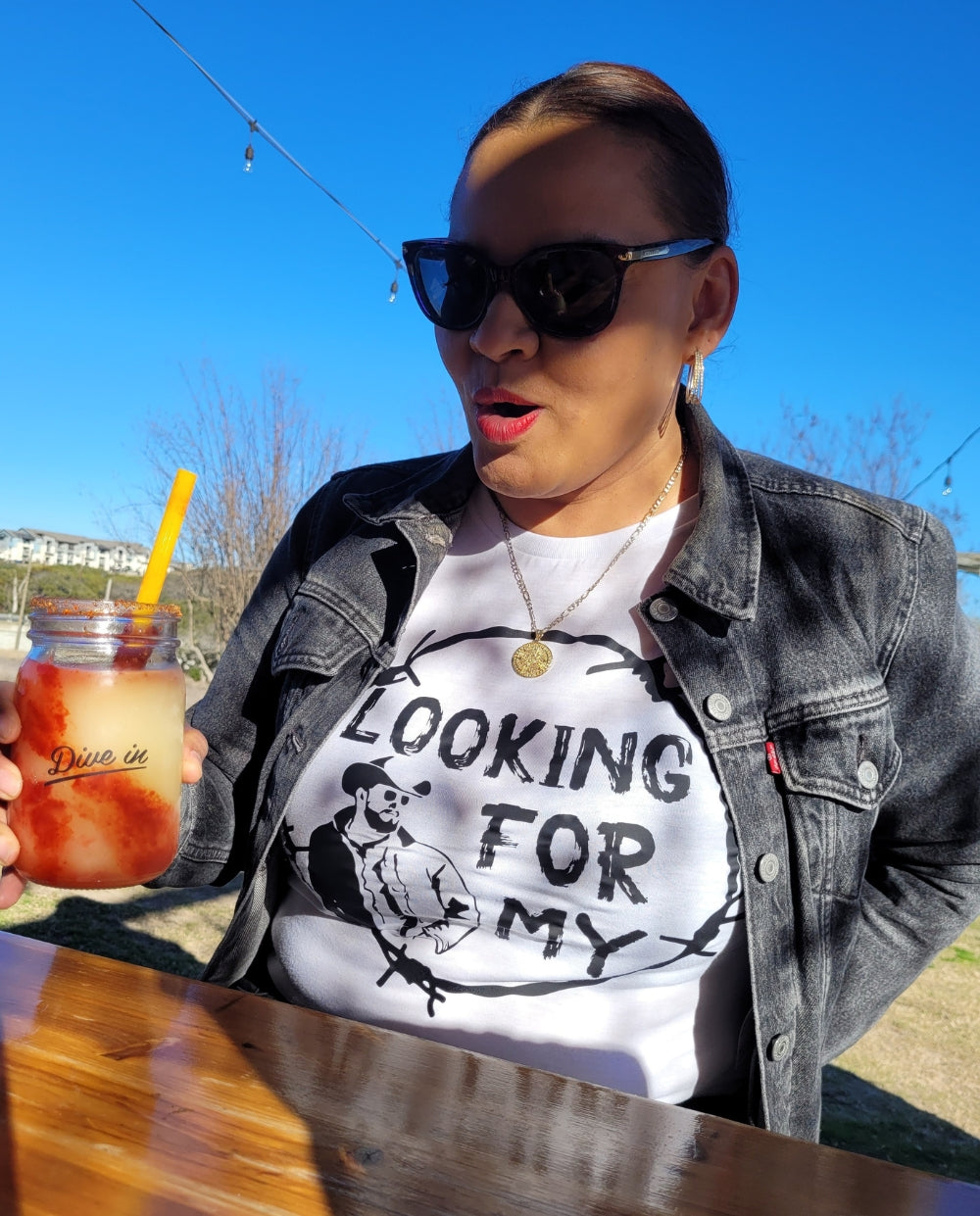 Looking For My Rip Barbed T-shirt